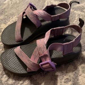 Chaco Kids Sandals in Pink and Black